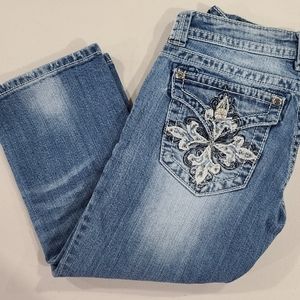 MISS ME Denim Capri